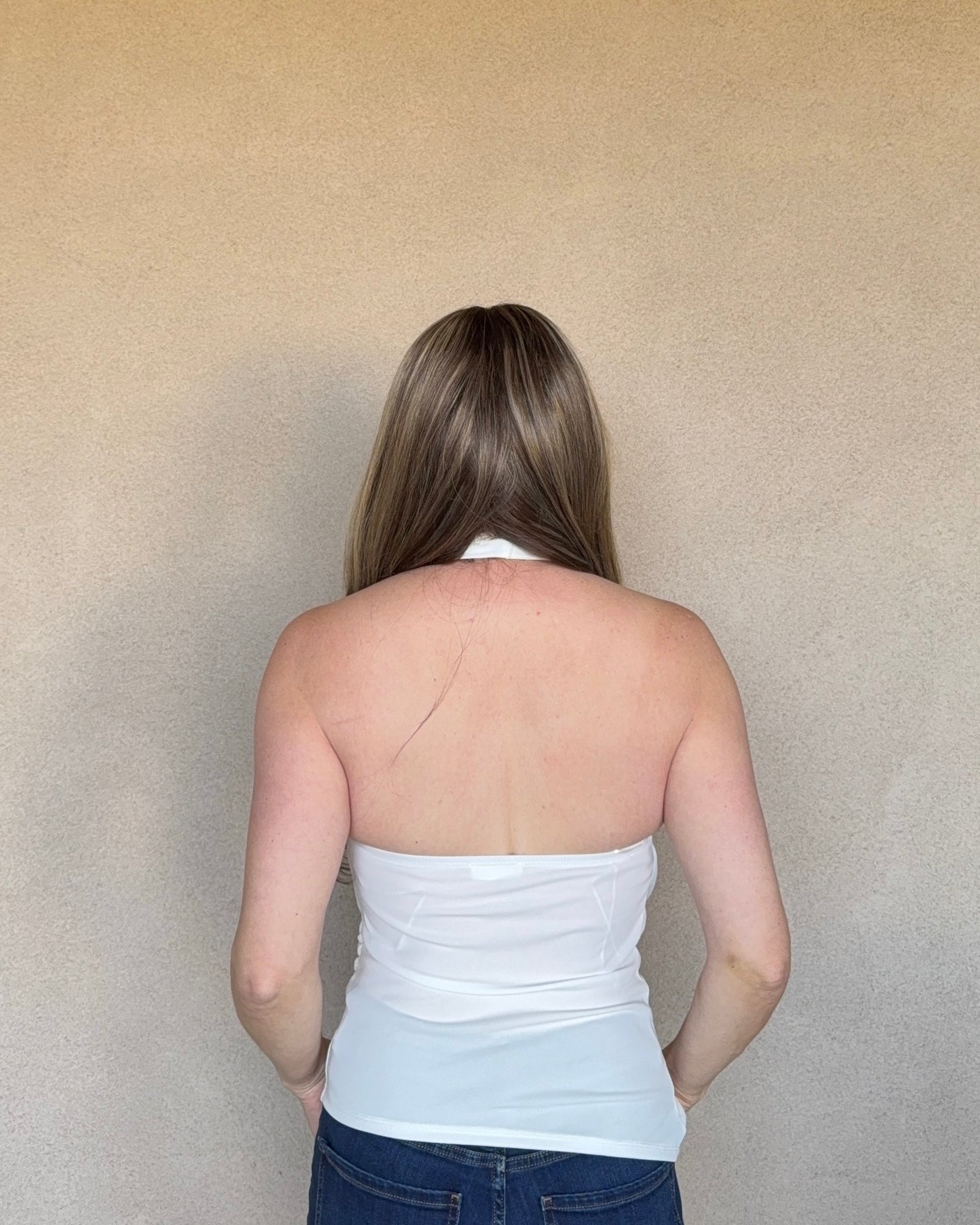 Cowl Neck Halter Top