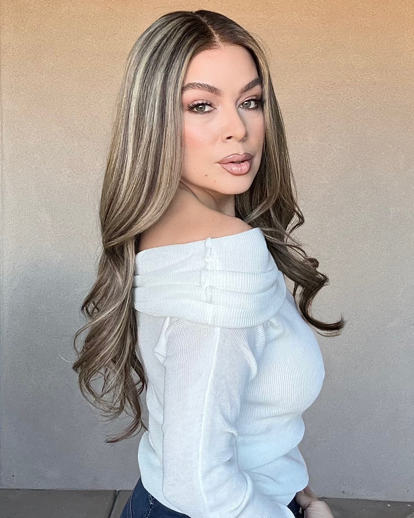 Long Sleeve Off Shoulder Sweater